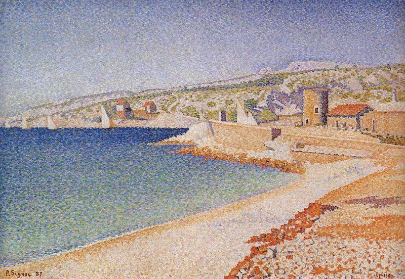 Paul Signac The Jetty at Cassis oil painting image